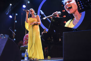 Esh ансамблининъ вокалджысы  Анна Клесун Къырымда Koktebel Jazz Party – 2020 халкъара джаз фестивалинде